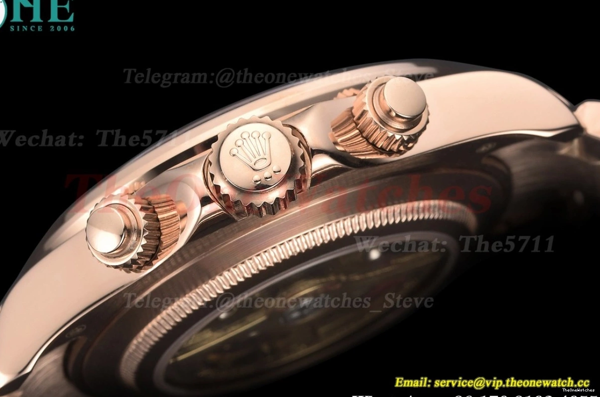 A3836 Black 40mm Dia Daytona RG RG GDF Dial 0217